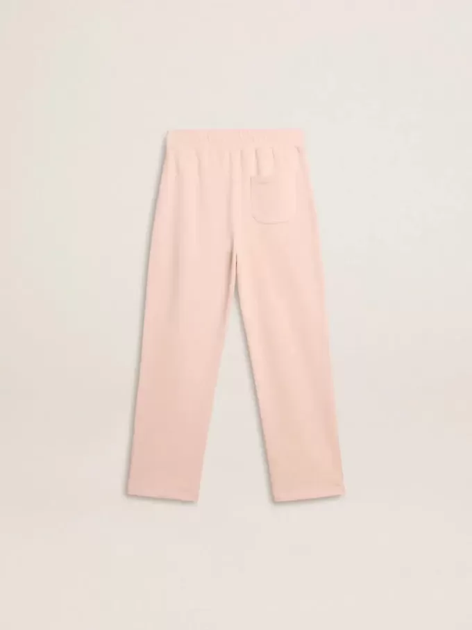 Rosa joggingbyxor med tryck för flickor Rosa joggingbyxor med tryck för flickor