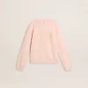 Rosa sweatshirt för flickor med rosa text på framsidan Rosa sweatshirt för flickor med rosa text på framsidan