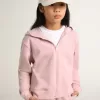 Rosa sweatshirt med huva och silverglittrande stjärnor Rosa sweatshirt med huva och silverglittrande stjärnor