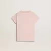 Rosa T-shirt för flickor med rosa tryck på framsidan Rosa T-shirt för flickor med rosa tryck på framsidan