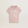 Rosa T-shirt för flickor med vitt tryck Rosa T-shirt för flickor med vitt tryck