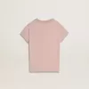 Rosa T-shirt för flickor med vitt tryck Rosa T-shirt för flickor med vitt tryck