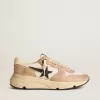 Running Sole i nylon och nubuck med mörkblå mockastjärna