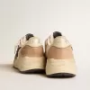 Running Sole i nylon och nubuck med mörkblå mockastjärna