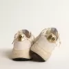 Running Sole LTD för damer i nappa med stjärna i mocka och guldfärgad hälflik