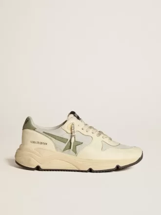 Running Sole LTD för damer i nylon och nappa med nubuckstjärna och hälflik