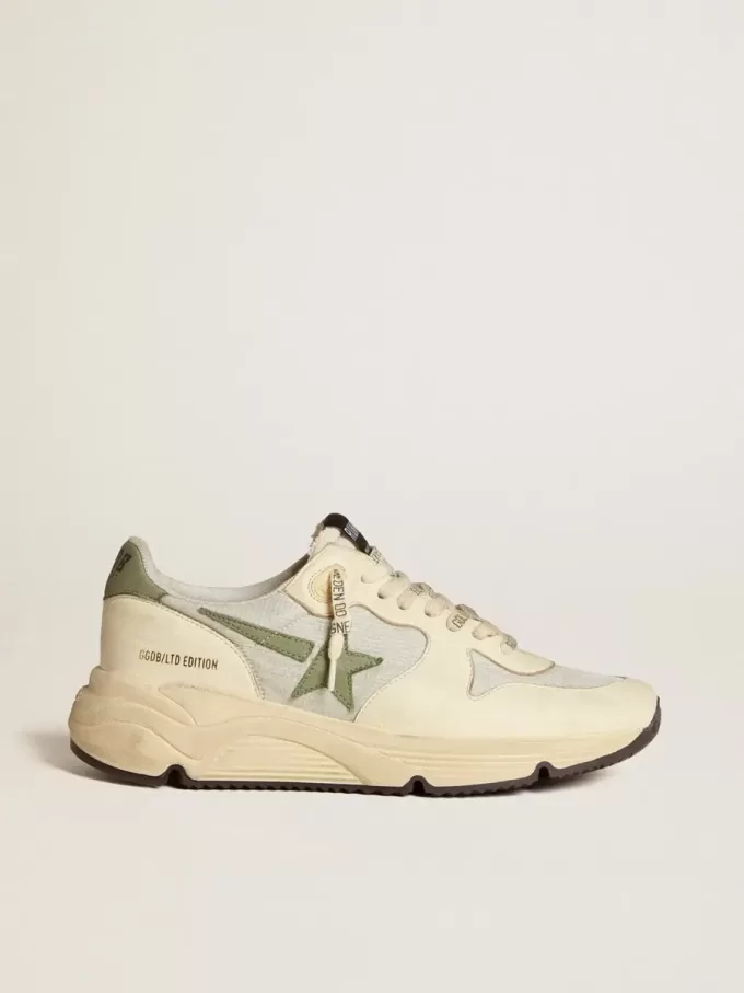 Running Sole LTD för damer i nylon och nappa med nubuckstjärna och hälflik Running Sole LTD för damer i nylon och nappa med nubuckstjärna och hälflik