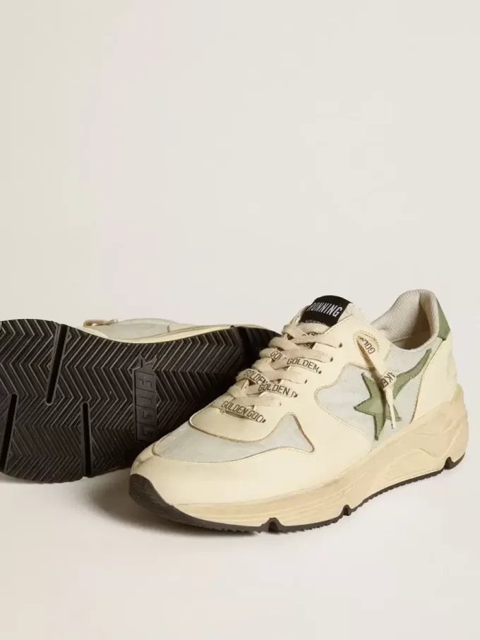 Running Sole LTD för damer i nylon och nappa med nubuckstjärna och hälflik Running Sole LTD för damer i nylon och nappa med nubuckstjärna och hälflik