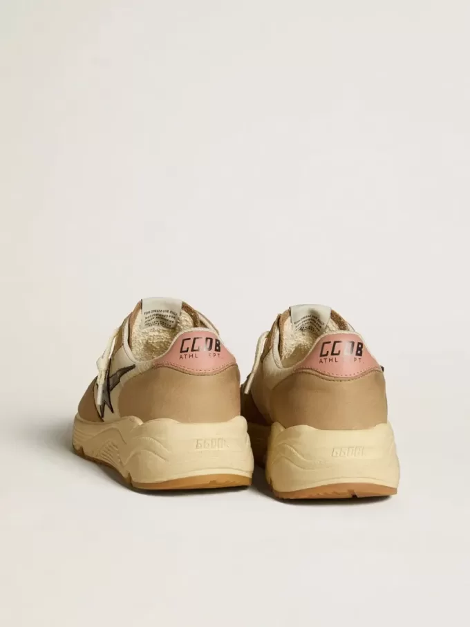 Running Sole LTD i nylon och nubuck med läderstjärna och hälflik