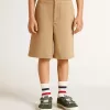 Shorts för pojkar i beige bomull Shorts för pojkar i beige bomull