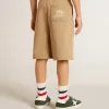 Shorts för pojkar i beige bomull Shorts för pojkar i beige bomull