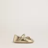 Sofi Baby-ballerinaskor i guldmetalliskt läder Sofi Baby-ballerinaskor i guldmetalliskt läder