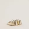 Sofi Baby-ballerinaskor i guldmetalliskt läder Sofi Baby-ballerinaskor i guldmetalliskt läder