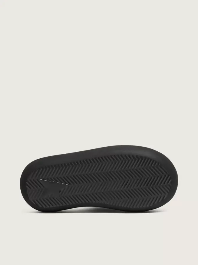 Space-Star Slide slip-ons för herr i svart läder