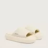 Space-Star Slide slip-ons för herr i vitt läder Space-Star Slide slip-ons för herr i vitt läder