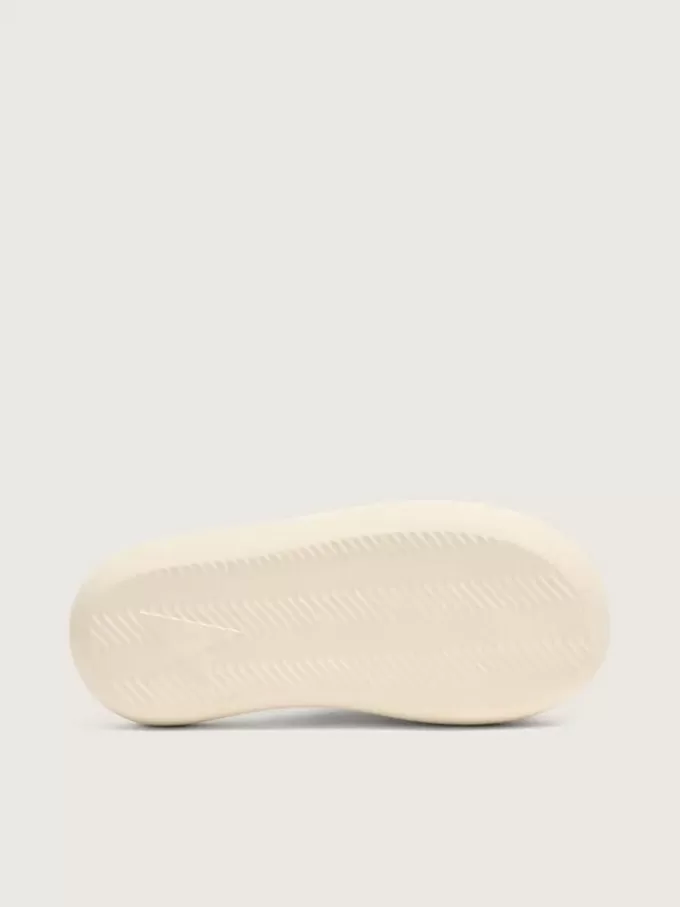 Space-Star Slide slip-ons för herr i vitt läder Space-Star Slide slip-ons för herr i vitt läder