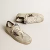 Stardan i nubuck och mesh med brun stjärna i läder med ödlemönster Stardan i nubuck och mesh med brun stjärna i läder med ödlemönster