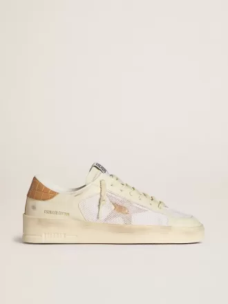 Stardan LTD för damer med beige läderstjärna och krokodilbeige läderhälflik
