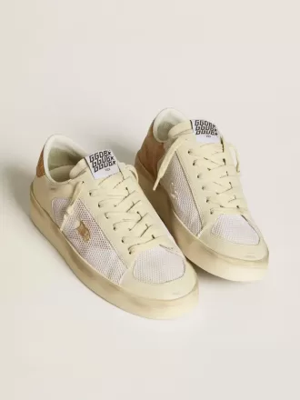 Stardan LTD för damer med beige läderstjärna och krokodilbeige läderhälflik