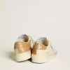 Stardan LTD för damer med beige läderstjärna och krokodilbeige läderhälflik