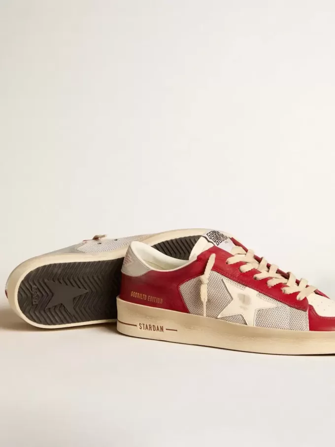Stardan LTD för herr i mesh och nubuck med nappa-stjärna och läderflik på hälen Stardan LTD för herr i mesh och nubuck med nappa-stjärna och läderflik på hälen