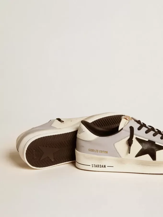 Stardan LTD för herr i nappa och läder med stjärna i mocka och läderflik på hälen Stardan LTD för herr i nappa och läder med stjärna i mocka och läderflik på hälen