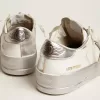 Stardan sneakers med silvermetallisk läderstjärna och hälflik Stardan sneakers med silvermetallisk läderstjärna och hälflik