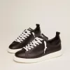 Starter sneakers i helt svart läder Starter sneakers i helt svart läder