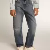 Stretchjeans för pojkar i blå denim