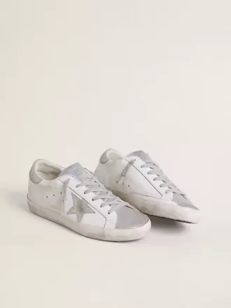 Super-Star för damer med grå mockastjärna och silverglitterinsatser