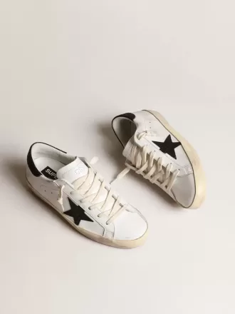 Super-Star för damer med svart Swarovski-kristallstjärna och hälflik