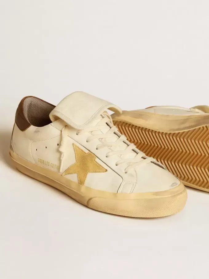 Super-Star LTD för herr i nappa med stjärna i mocka och brun hälflik Super-Star LTD för herr i nappa med stjärna i mocka och brun hälflik