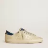 Super-Star LTD för herr i nubuck med vit läderstjärna och blå hälflik Super-Star LTD för herr i nubuck med vit läderstjärna och blå hälflik