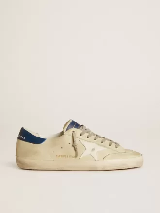 Super-Star LTD för herr i nubuck med vit läderstjärna och blå hälflik Super-Star LTD för herr i nubuck med vit läderstjärna och blå hälflik