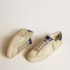 Super-Star LTD för herr i nubuck med vit läderstjärna och blå hälflik Super-Star LTD för herr i nubuck med vit läderstjärna och blå hälflik