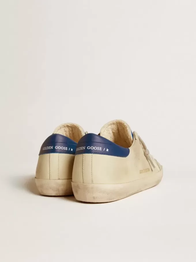 Super-Star LTD för herr i nubuck med vit läderstjärna och blå hälflik Super-Star LTD för herr i nubuck med vit läderstjärna och blå hälflik