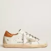 Super-Star-sneakers för herr med stjärna i mocka och brun hälflik Super-Star-sneakers för herr med stjärna i mocka och brun hälflik