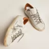 Super-Star-sneakers för herr med stjärna i mocka och brun hälflik Super-Star-sneakers för herr med stjärna i mocka och brun hälflik