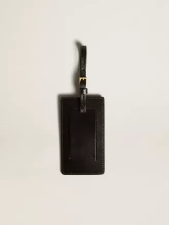 Svart bagagetag