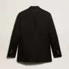 Svart dubbelknäppt blazer för dam