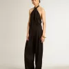 Svart jumpsuit i ullgabardin Svart jumpsuit i ullgabardin