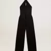 Svart jumpsuit i ullgabardin Svart jumpsuit i ullgabardin