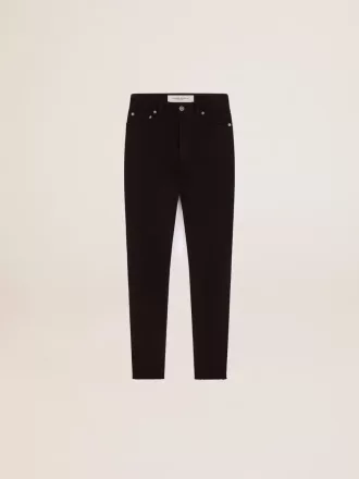 Svart skinny jeans för dam