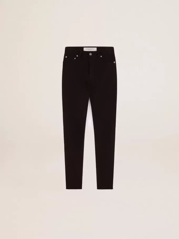 Svart skinny jeans för dam