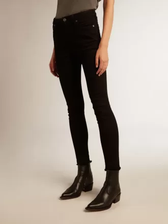 Svart skinny jeans för dam