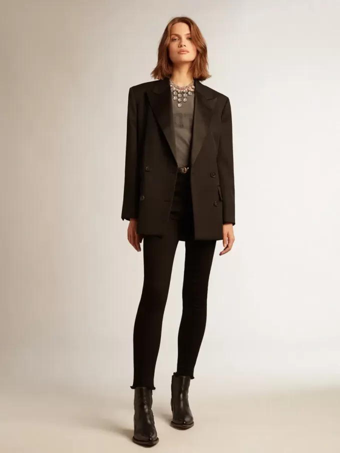 Svart skinny jeans för dam