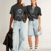 Svart T-shirt med flerfärgat tryck Svart T-shirt med flerfärgat tryck