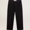 Svarta jeans för herr i one-wash-modell Svarta jeans för herr i one-wash-modell