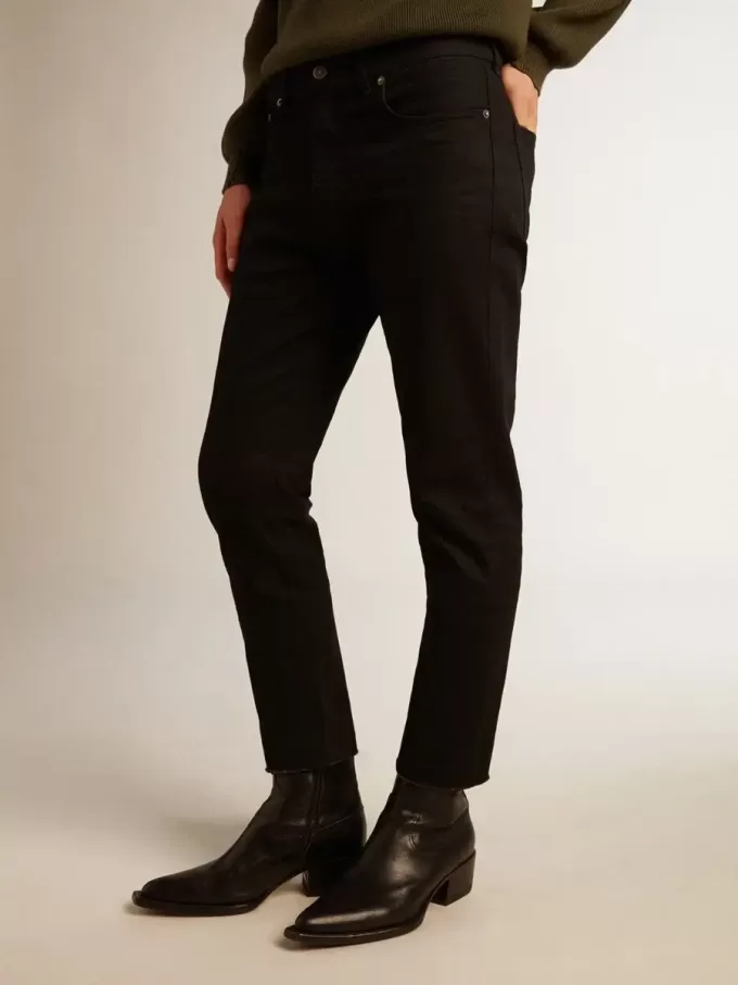 Svarta skinny jeans för herr Svarta skinny jeans för herr