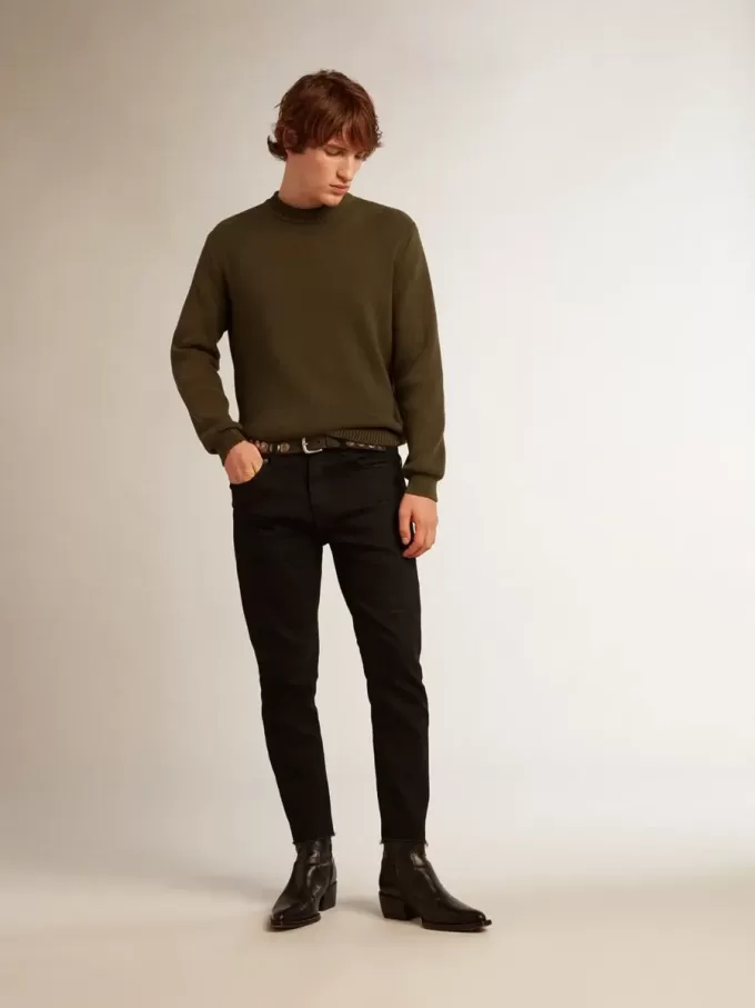Svarta skinny jeans för herr Svarta skinny jeans för herr
